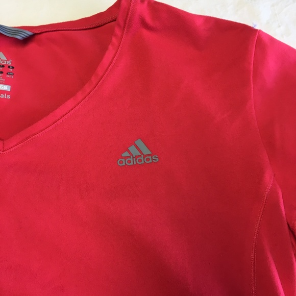 ADIDAS CLIMALITE PINK XL SHORT SLEEVE PERFORMANCE - Picture 4 of 8